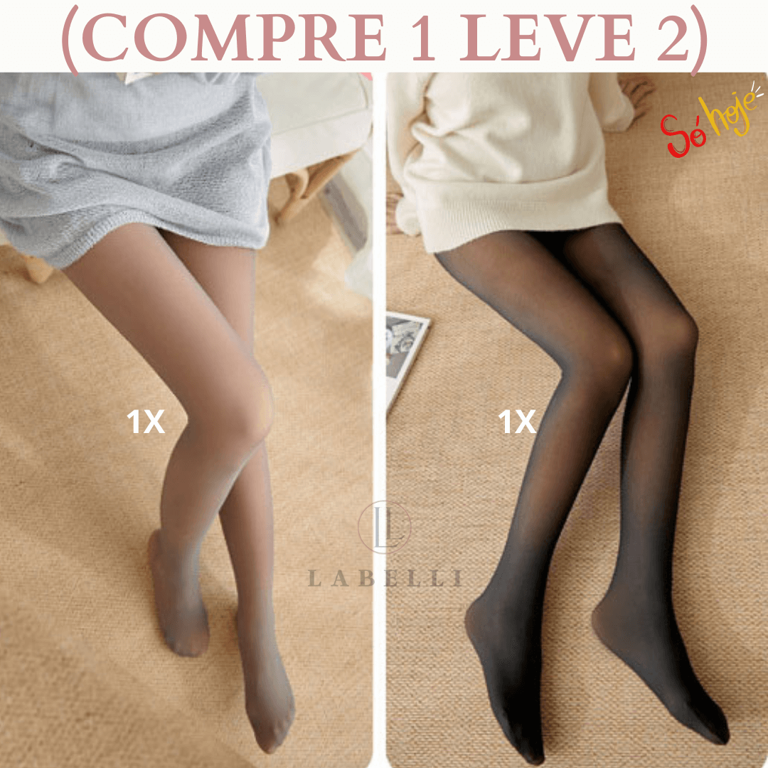 MEIA CALÇA ALINE FORRADA TRANSLÚCIDA (COMPRE 1 LEVE 2) + FRETE GRÁTIS