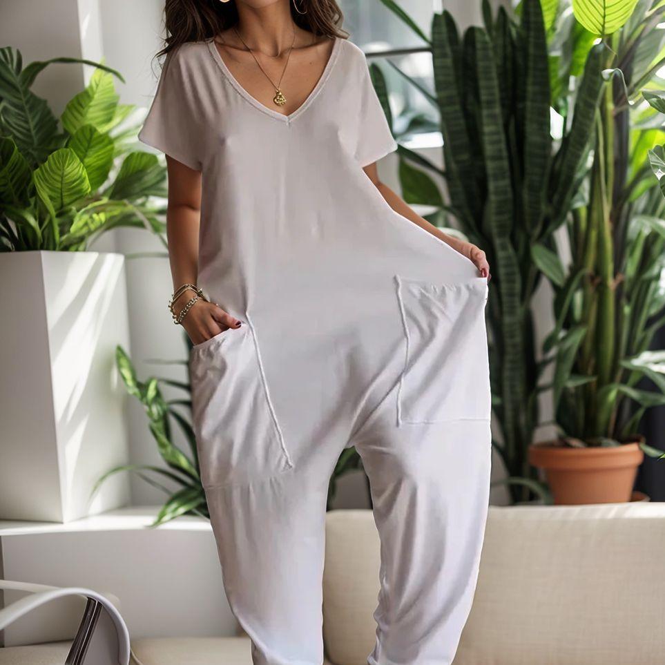 Macacão Isabelle- Design Soltinho em Viscose / Conforto e Elegância proporcionando Relaxamento!