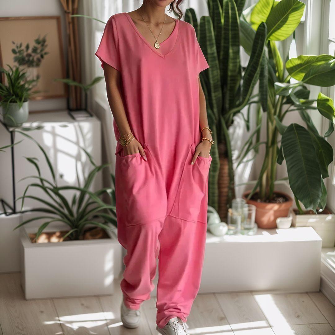 Macacão Isabelle- Design Soltinho em Viscose / Conforto e Elegância proporcionando Relaxamento!