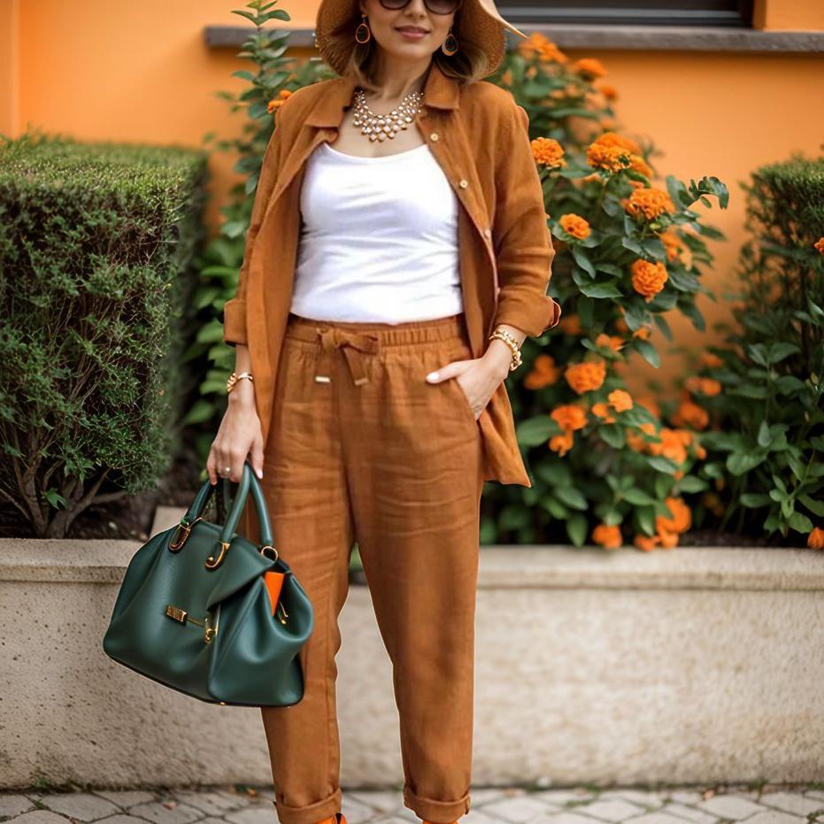 Conjunto Mary em Algodão Premium / Um Toque de Charme, Conforto e Sofisticação! + Frete Grátis