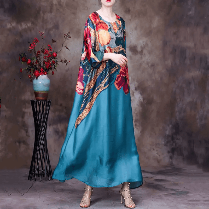Vestido Flores/ O Campeão em Luxo e Conforto Para a Mulher Moderna!