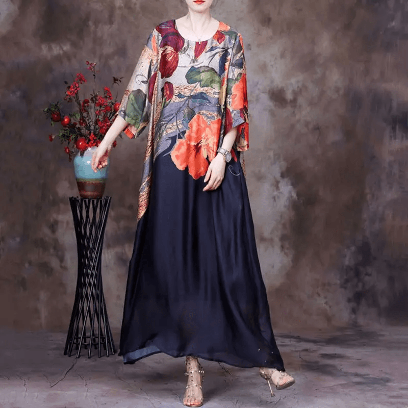 Vestido Flores/ O Campeão em Luxo e Conforto Para a Mulher Moderna!