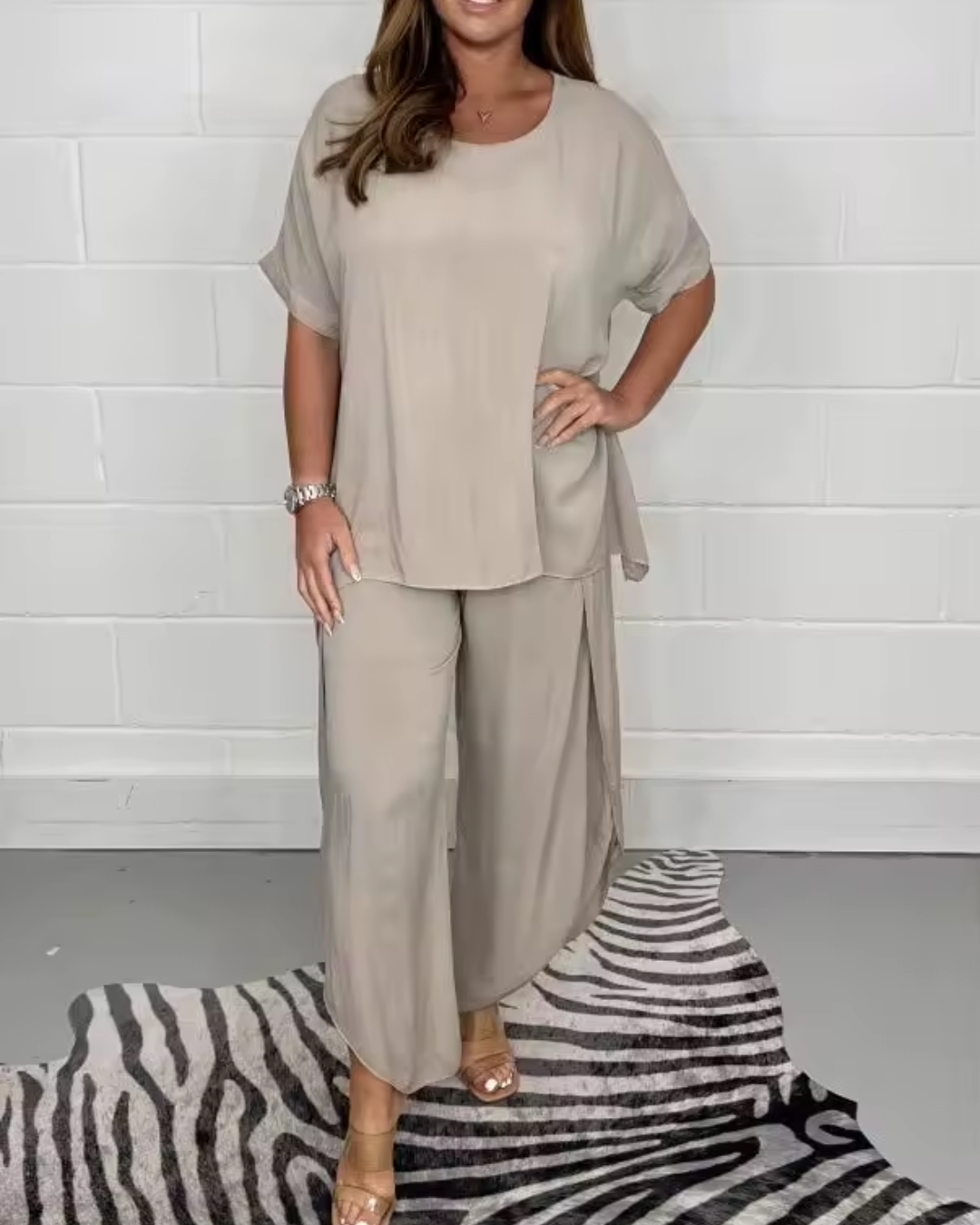 Conjunto Calça e Blusa Marina- Sofisticação e Conforto Em Primeiro Lugar!