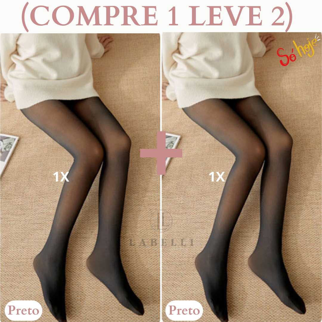 MEIA CALÇA ALINE FORRADA TRANSLÚCIDA (COMPRE 1 LEVE 2) + FRETE GRÁTIS