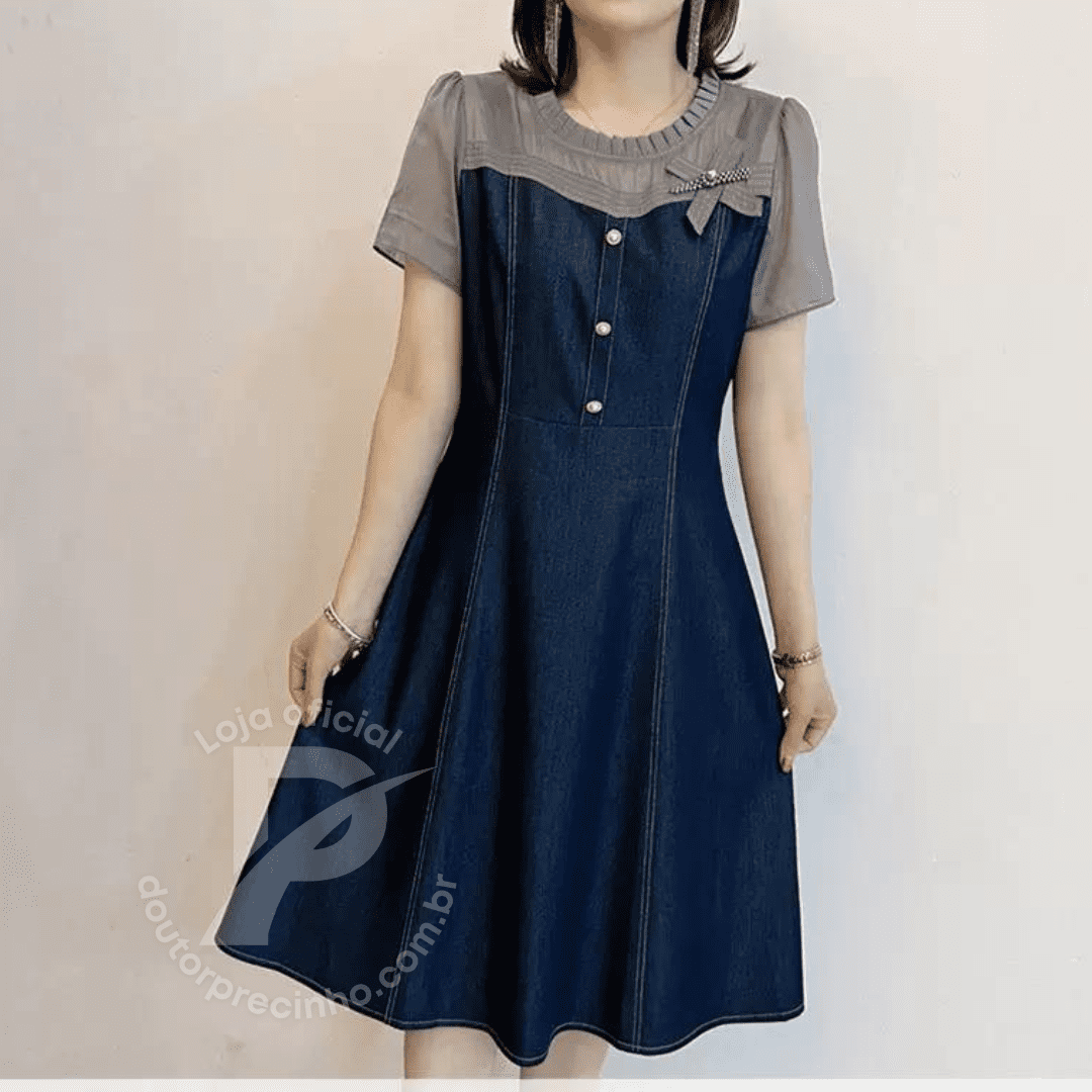 Vestido Marina  - Elegância e Delicadeza Para Qualquer Ocasião