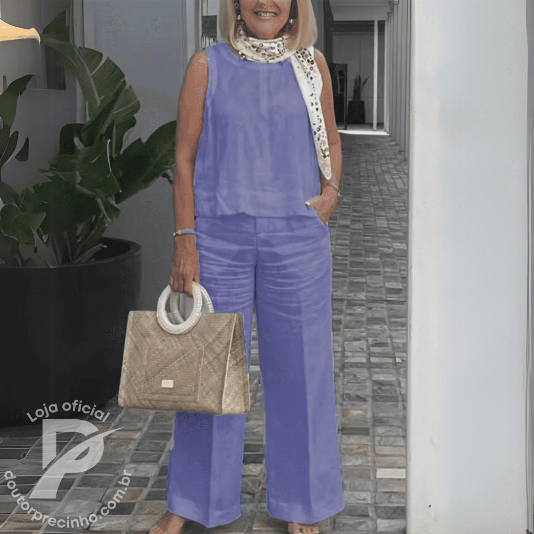 Conjunto Rosana– Sofisticação e Conforto para Todas as Ocasiões