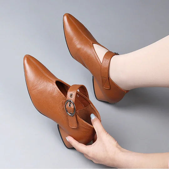 Sandália Feminina Lulu - Confortável, Elegante e Ortopédica