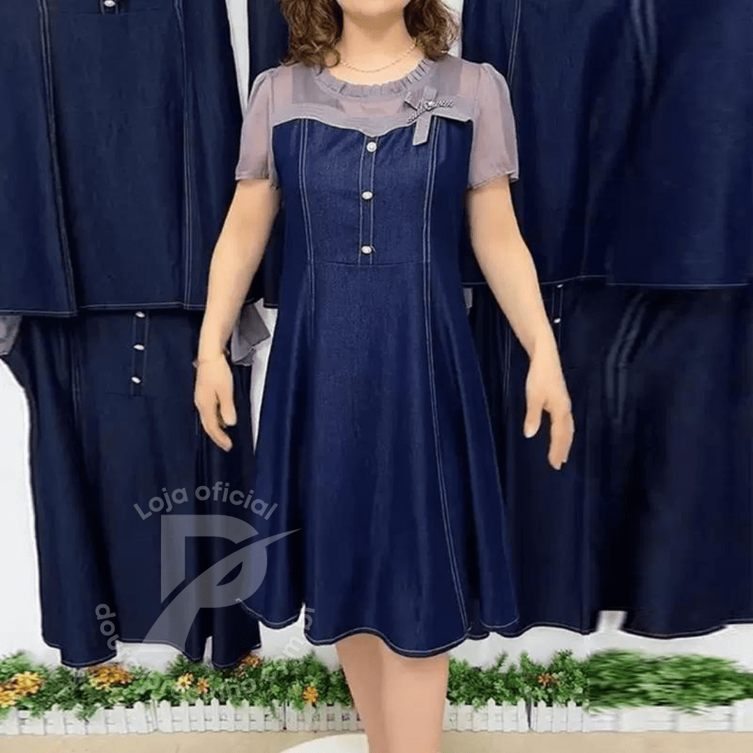 Vestido Marina  - Elegância e Delicadeza Para Qualquer Ocasião