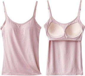 BLUSINHA REGATA COM SUTIÃ EMBUTIDO- Conforto e Praticidade que Você Merece! (COMPRE 1 LEVE 3)