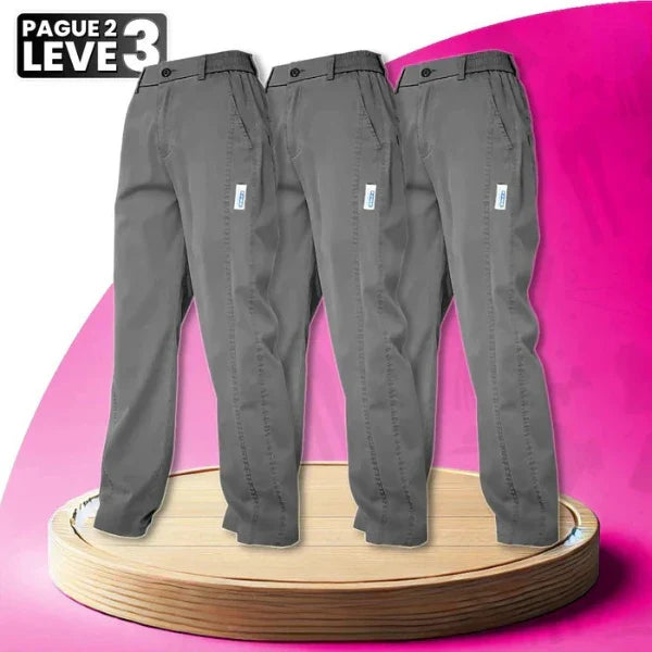 Calça Feminina Alice em Malha de Seda Gelo e Poliéster -Compre 2 e Leve 3