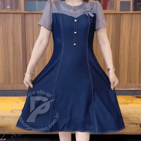 Vestido Marina  - Elegância e Delicadeza Para Qualquer Ocasião