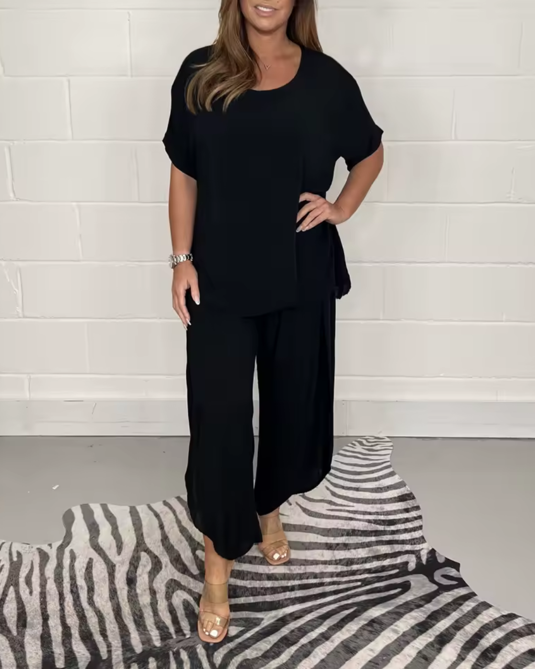 Conjunto Calça e Blusa Marina- Sofisticação e Conforto Em Primeiro Lugar!
