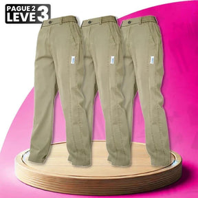 Calça Feminina Alice em Malha de Seda Gelo e Poliéster -Compre 2 e Leve 3