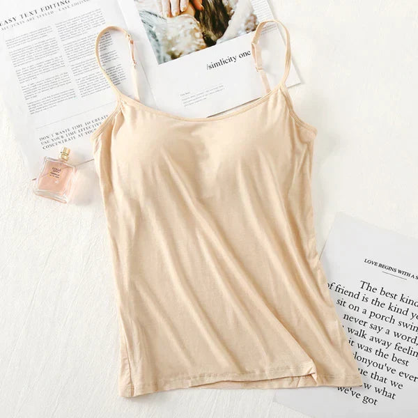 BLUSINHA REGATA COM SUTIÃ EMBUTIDO- Conforto e Praticidade que Você Merece! (COMPRE 1 LEVE 3)