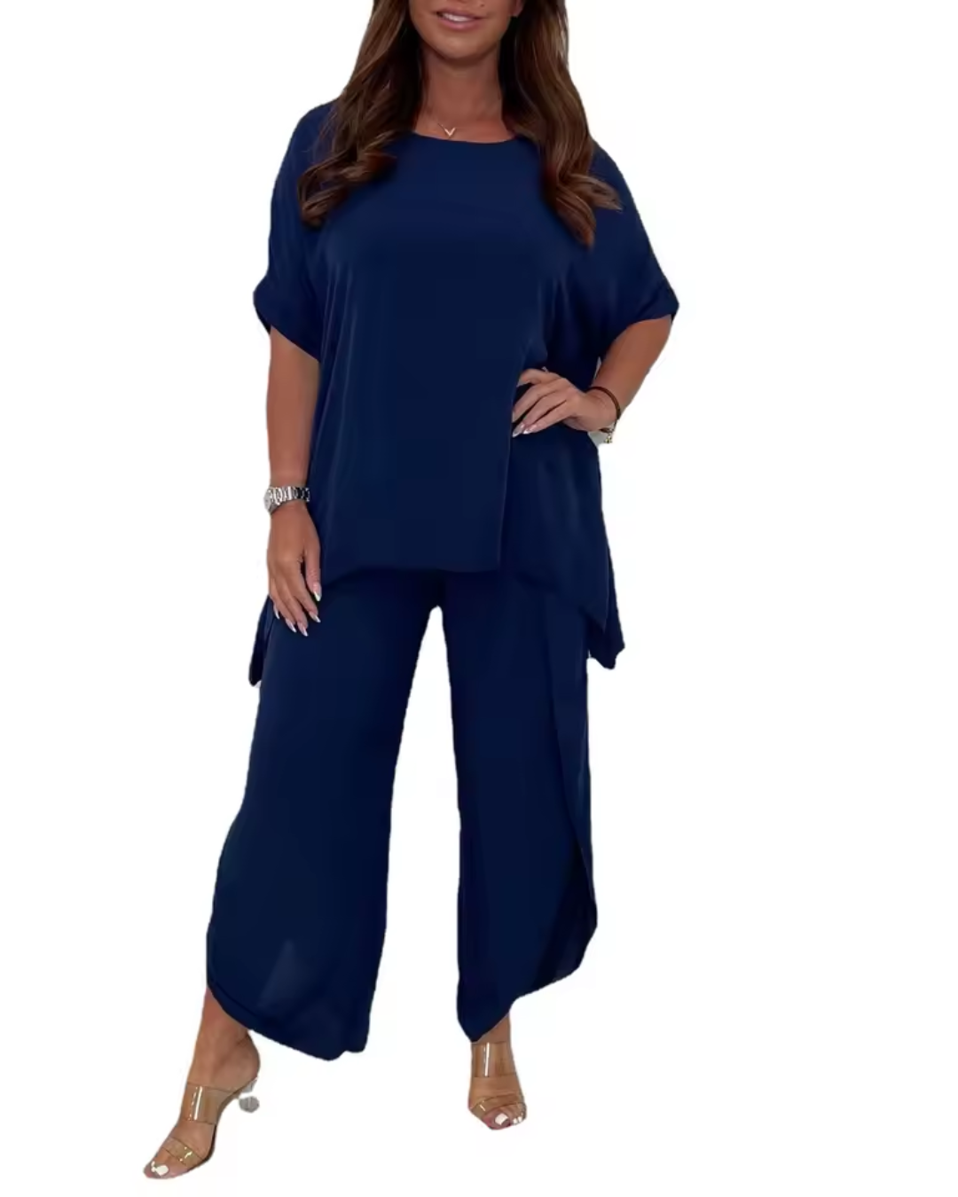 Conjunto Calça e Blusa Marina- Sofisticação e Conforto Em Primeiro Lugar!