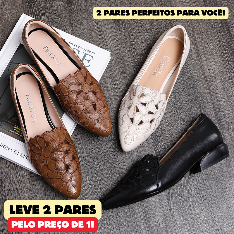 Sapatilha Aline Ortopédica - Acabe hoje com suas dores nos Pés [COMPRE 1 LEVE 2]