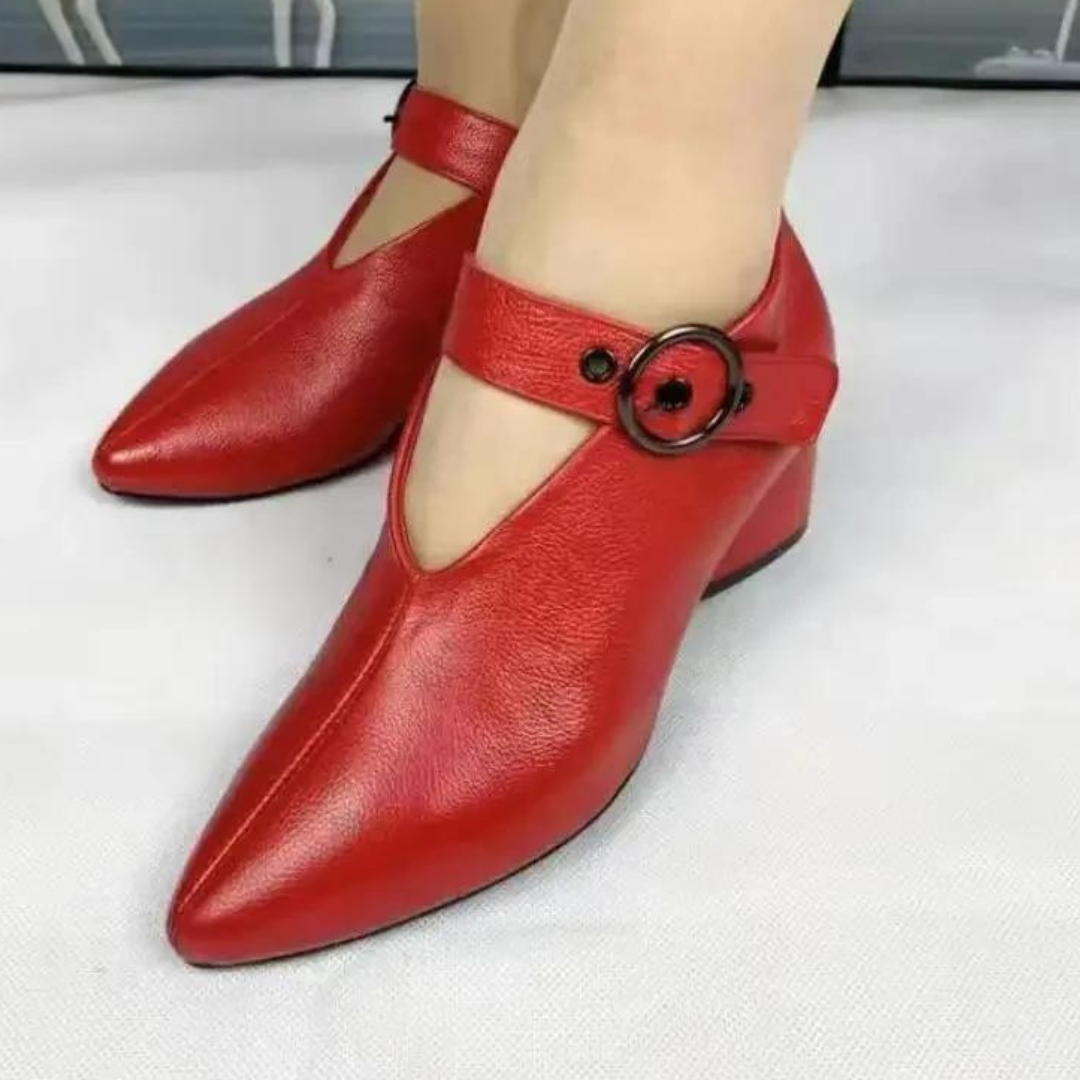 Sandália Feminina Lulu - Confortável, Elegante e Ortopédica