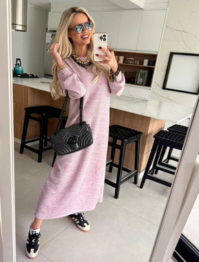 Vestido Midi Tricot Maria- Conforto e Sofisticação que Você Merece! + Frete Grátis