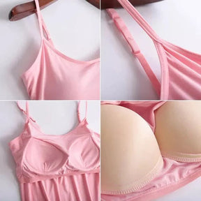 BLUSINHA REGATA COM SUTIÃ EMBUTIDO- Conforto e Praticidade que Você Merece! (COMPRE 1 LEVE 3)