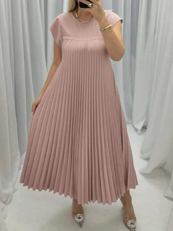 Vestido Gabriela Plissado- Soltinho e Elegante