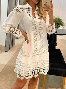 Vestido Feminino Yasmin de Renda- Elegância e Charme que faz toda a diferença!