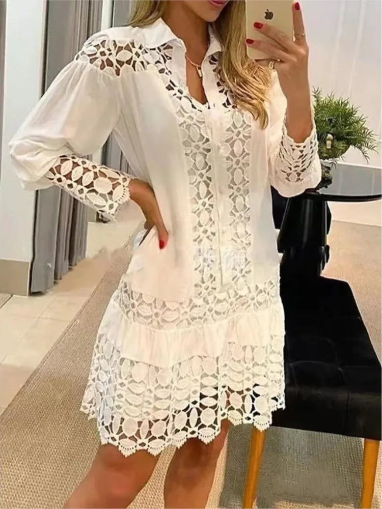Vestido Feminino Yasmin de Renda- Elegância e Charme que faz toda a diferença!