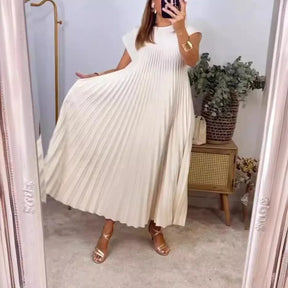 Vestido Gabriela Plissado- Soltinho e Elegante