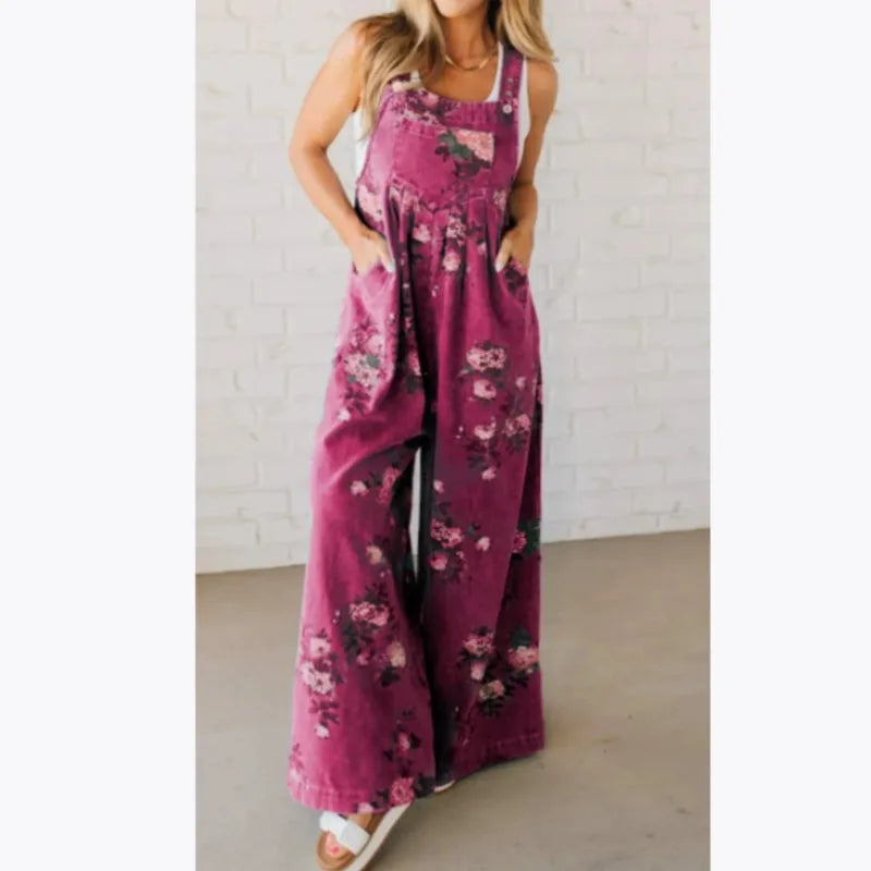 Macacão Sofia Feminino Estampa Floral- Delicadeza em cada detalhes! + Frete Grátis