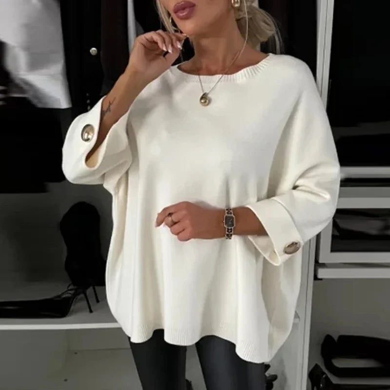Camisa Feminina Sofia De Lã Casual- Você sempre Quentinha e Elegante!