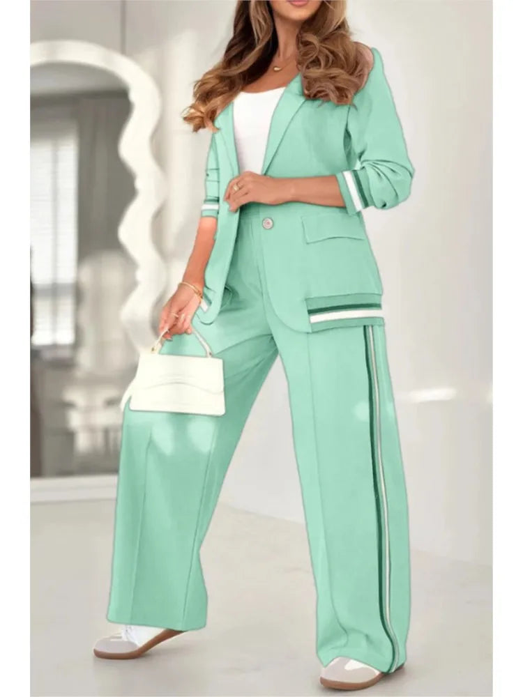 Conjunto Casaquinho e Calça Daiane- Perfeito Para Todas As Ocasiões! + Frete Grátis