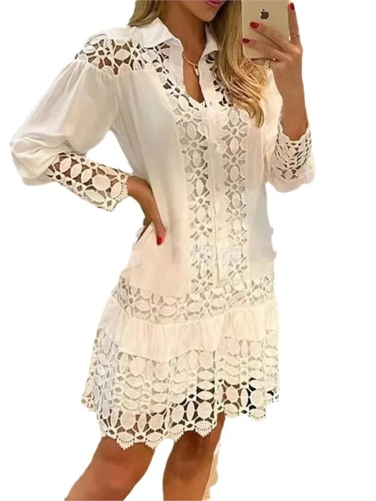 Vestido Feminino Yasmin de Renda- Elegância e Charme que faz toda a diferença!