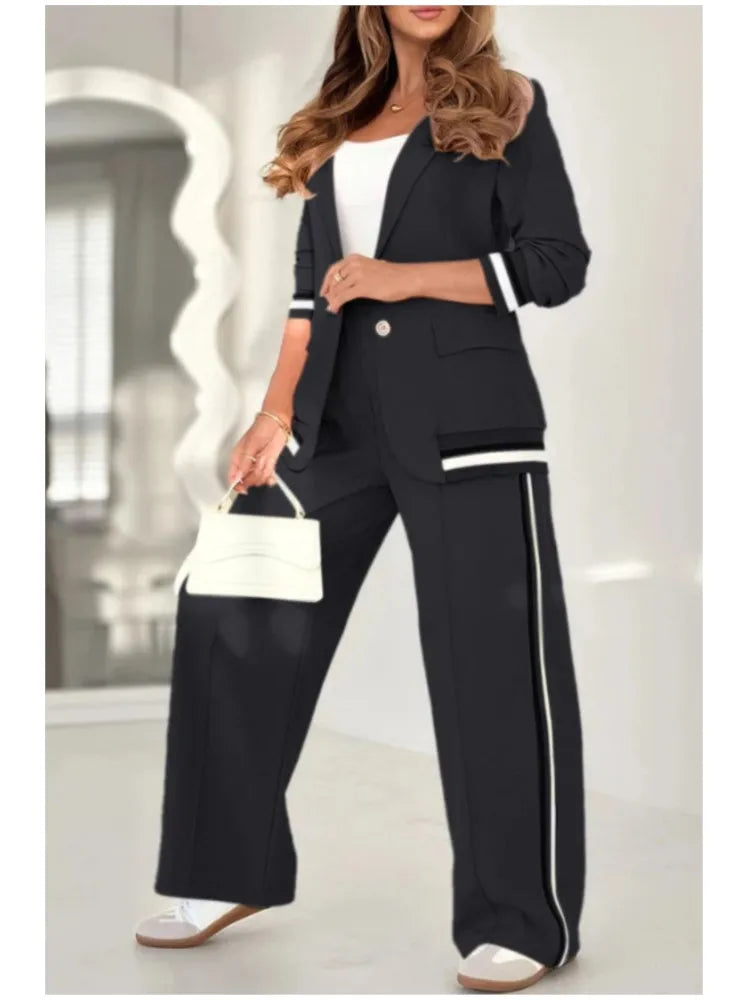 Conjunto Casaquinho e Calça Daiane- Perfeito Para Todas As Ocasiões! + Frete Grátis