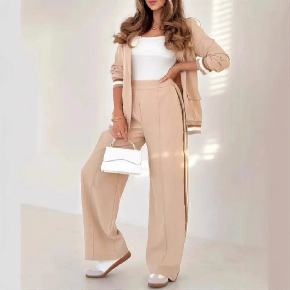 Conjunto Casaquinho e Calça Daiane- Perfeito Para Todas As Ocasiões! + Frete Grátis