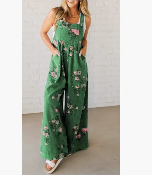 Macacão Sofia Feminino Estampa Floral- Delicadeza em cada detalhes! + Frete Grátis
