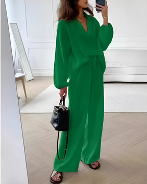 Conjunto Madri | 2 Peças - Linho Premium- Elegância e Sofisticação Perfeito Pra Você! + Frete Grátis
