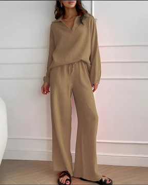 Conjunto Madri | 2 Peças - Linho Premium- Elegância e Sofisticação Perfeito Pra Você! + Frete Grátis
