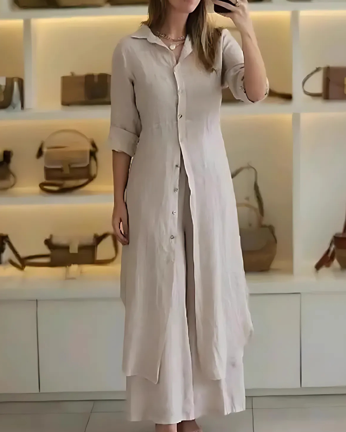 Conjunto Estela | Linho Premium- Une leveza, frescor e elegância
