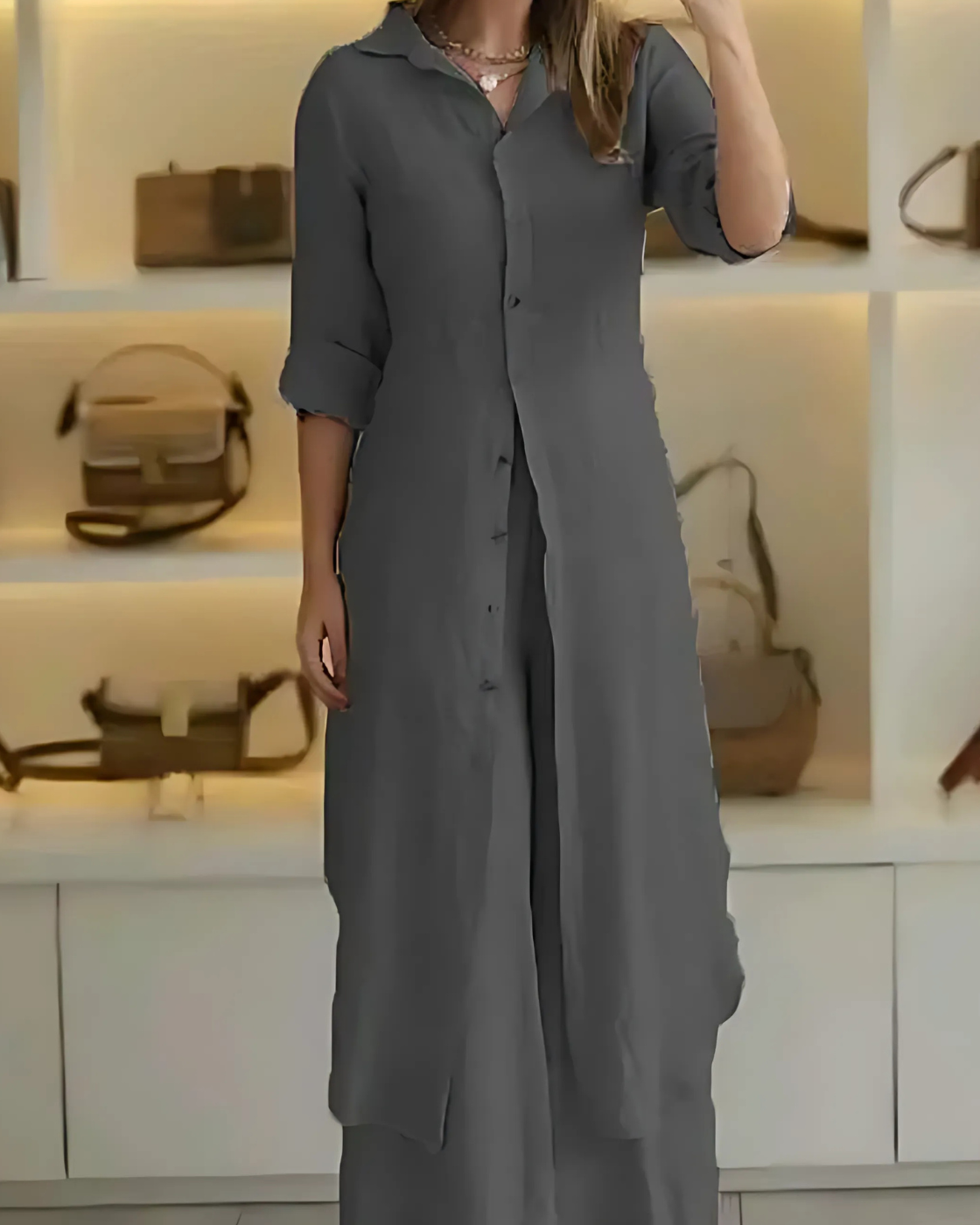Conjunto Estela | Linho Premium- Une leveza, frescor e elegância