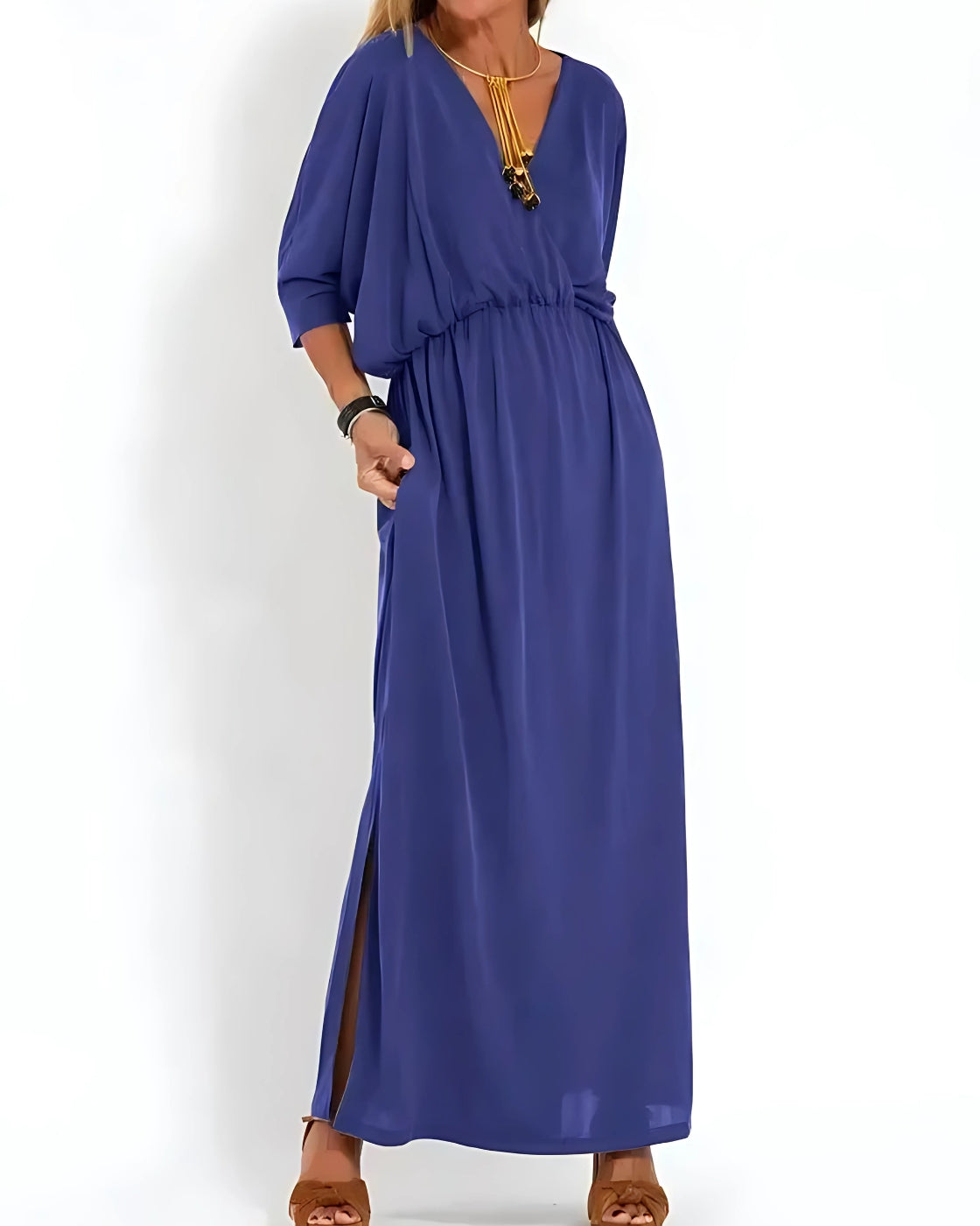 Vestido Itália Decote em V | Super Fresco e Soltinho, o Mais Desejado pelas Mulheres