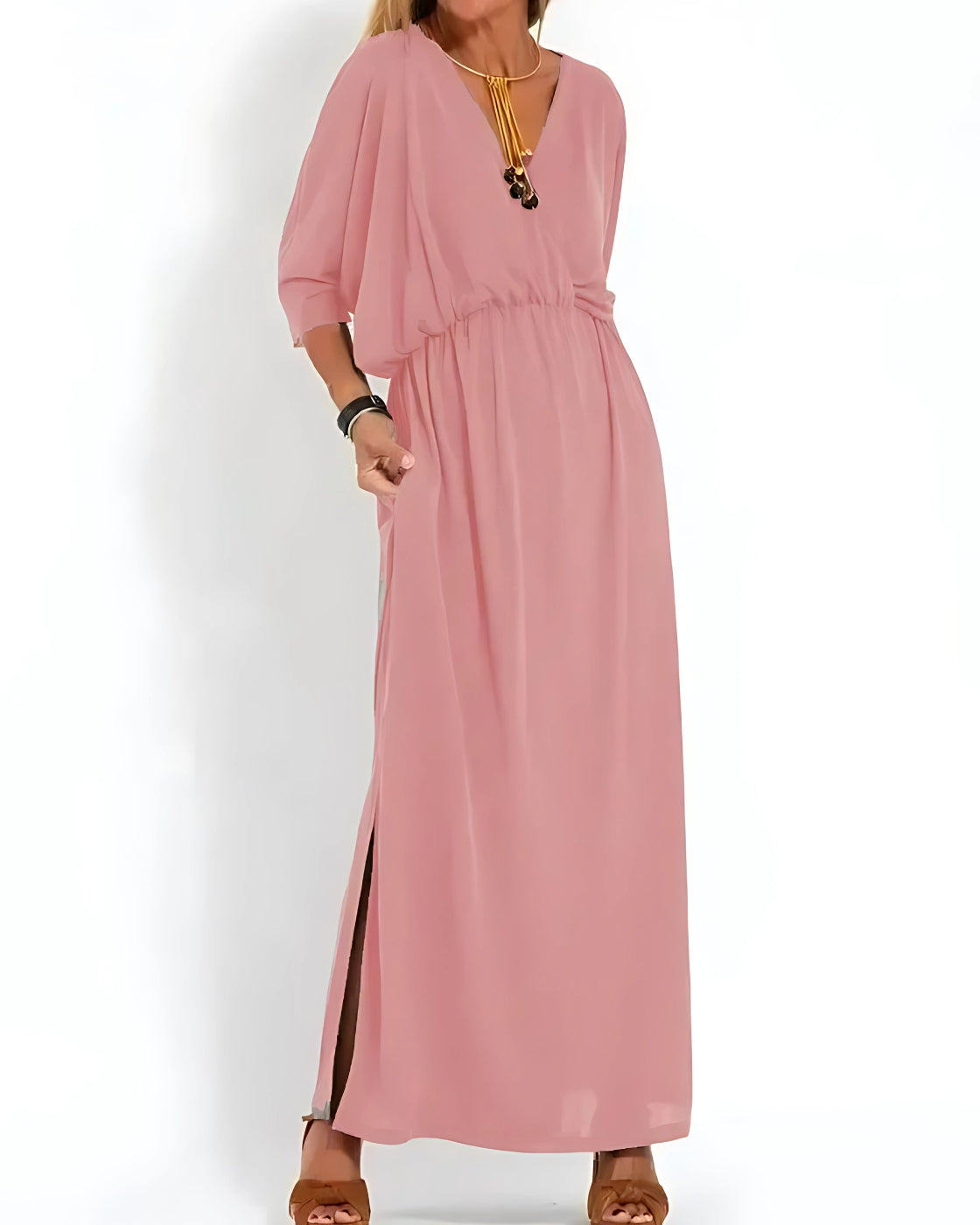 Vestido Itália Decote em V | Super Fresco e Soltinho, o Mais Desejado pelas Mulheres