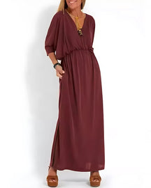 Vestido Itália Decote em V | Super Fresco e Soltinho, o Mais Desejado pelas Mulheres