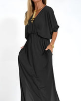 Vestido Itália Decote em V | Super Fresco e Soltinho, o Mais Desejado pelas Mulheres