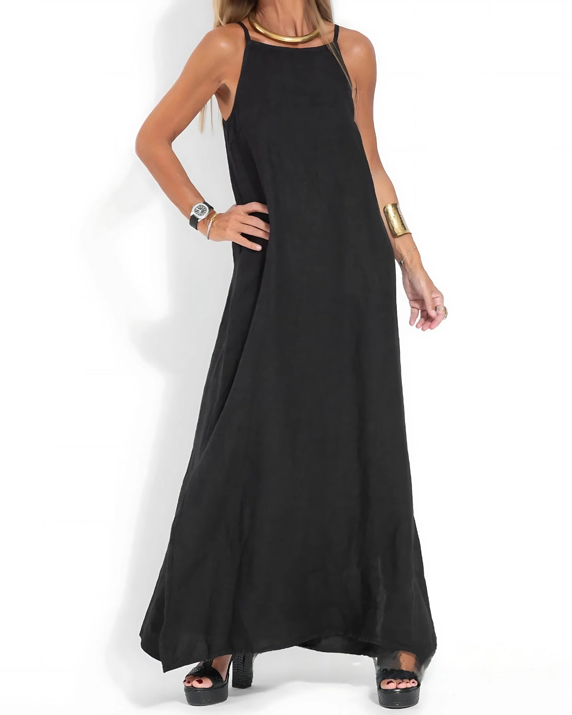 Vestido Isabela - Linho Premium | Super Fresco e Soltinho ( Ideal para seu Verão com mais conforto)