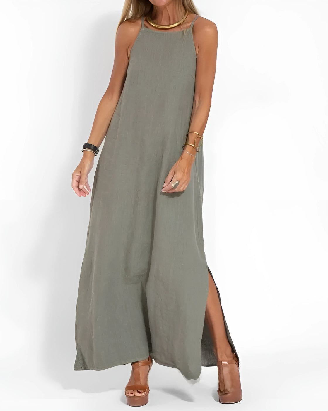 Vestido Isabela - Linho Premium | Super Fresco e Soltinho ( Ideal para seu Verão com mais conforto)