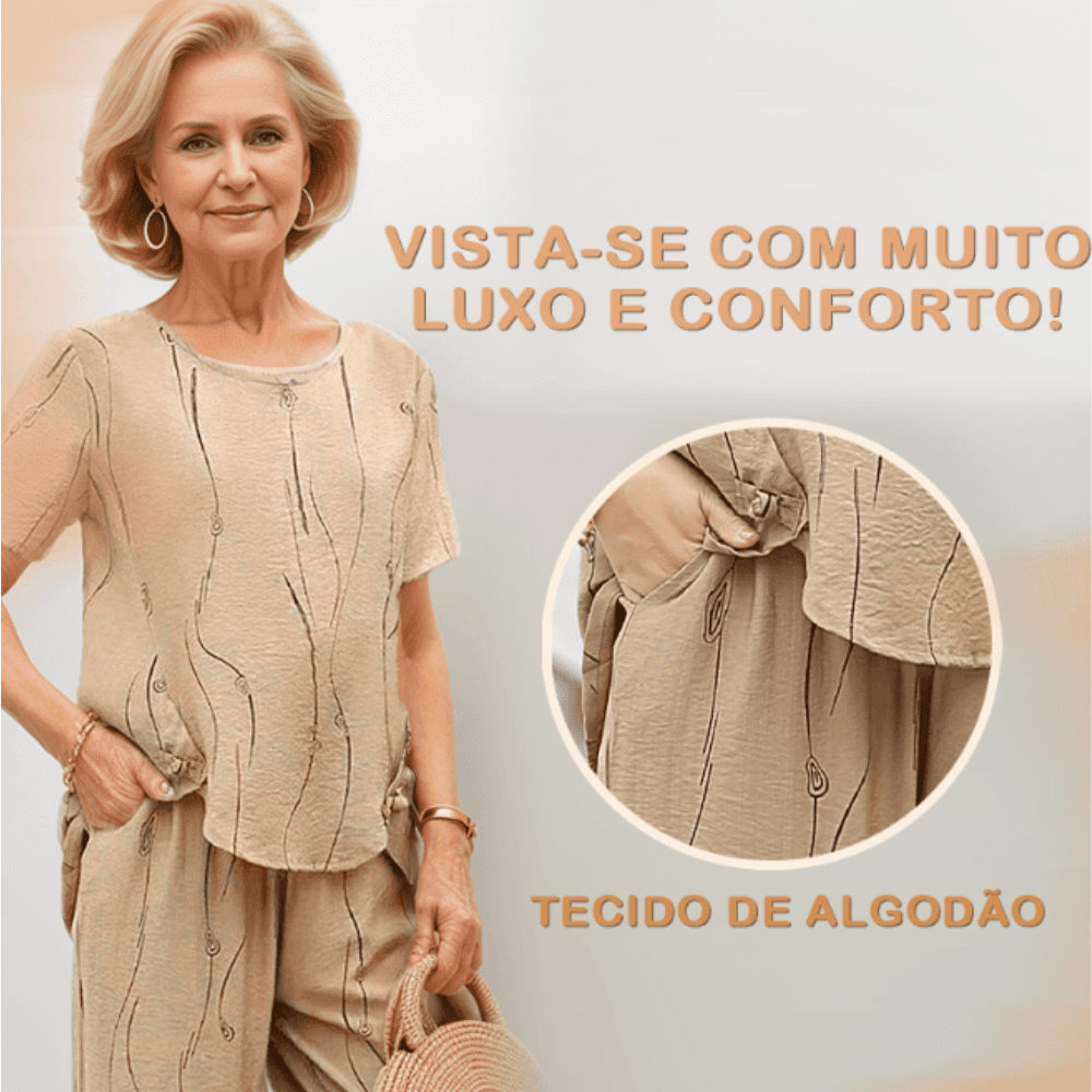 Conjunto Elegant / Um Mix Perfeito de Requinte, Conforto e Estilo Para a Mulher Moderna!