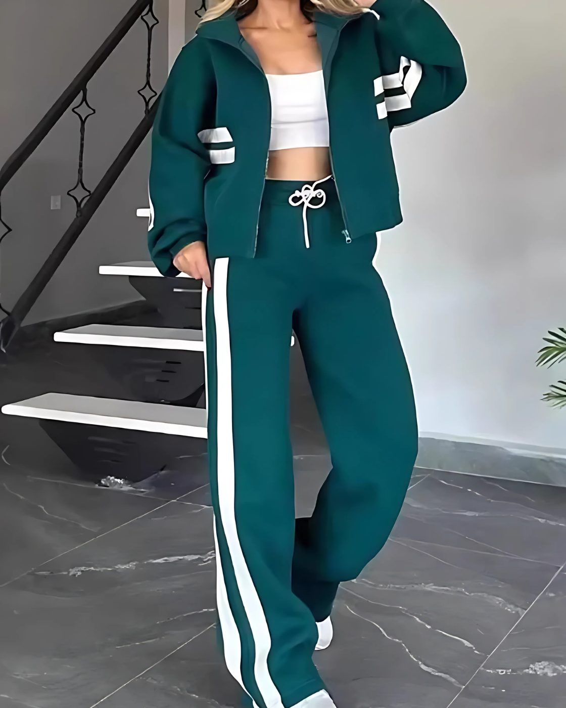 Conjunto Amanda  | 2 Peças -Elegância Natural e Conforto Atemporal