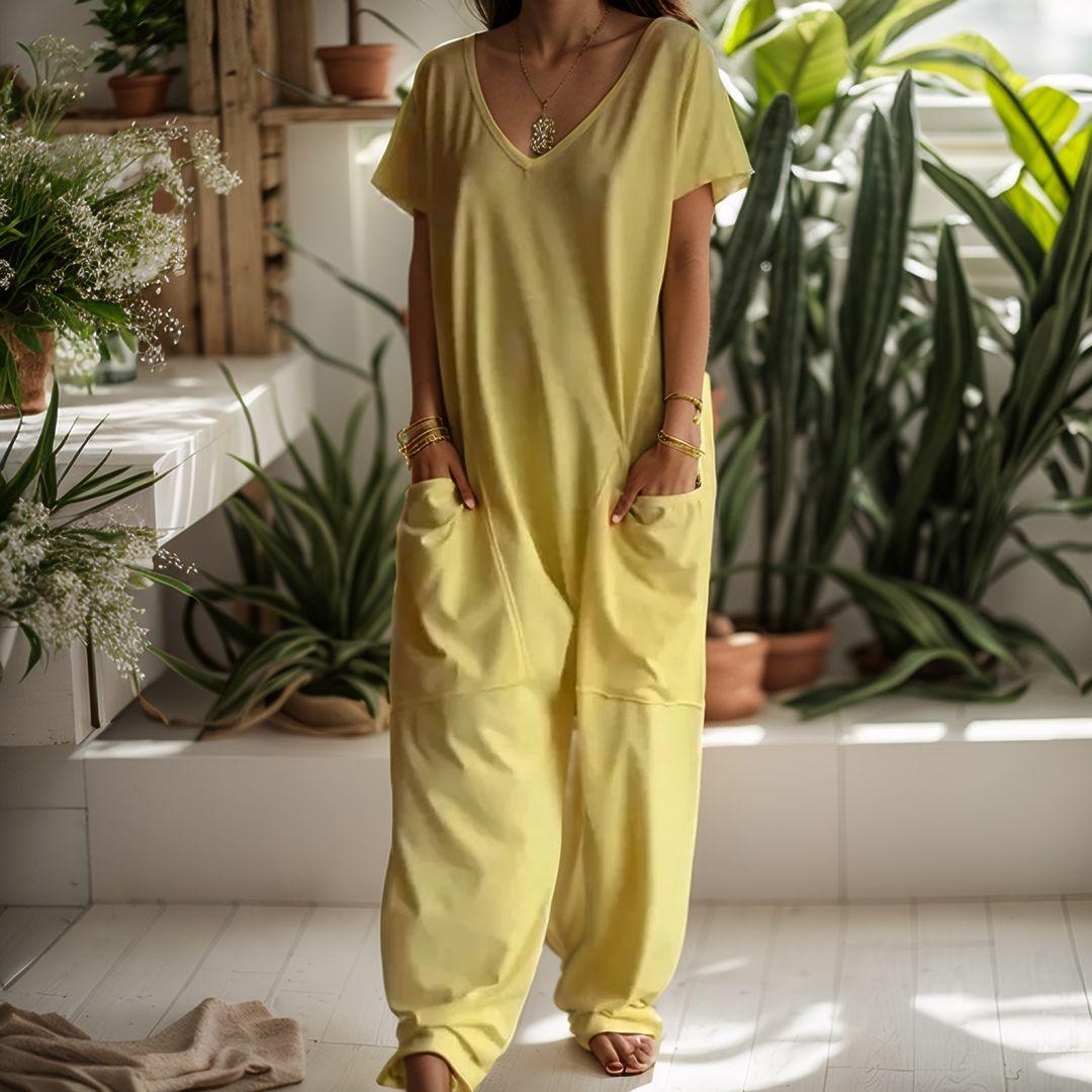 Macacão Isabelle- Design Soltinho em Viscose / Conforto e Elegância proporcionando Relaxamento!