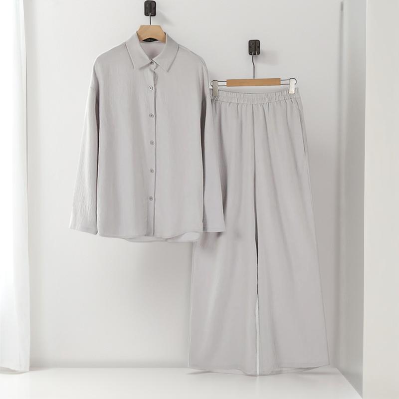 Conjunto Feminino Elegante em Linho de Algodão com Design Atemporal / Sofisticação e Conforto Em Primeiro Lugar!