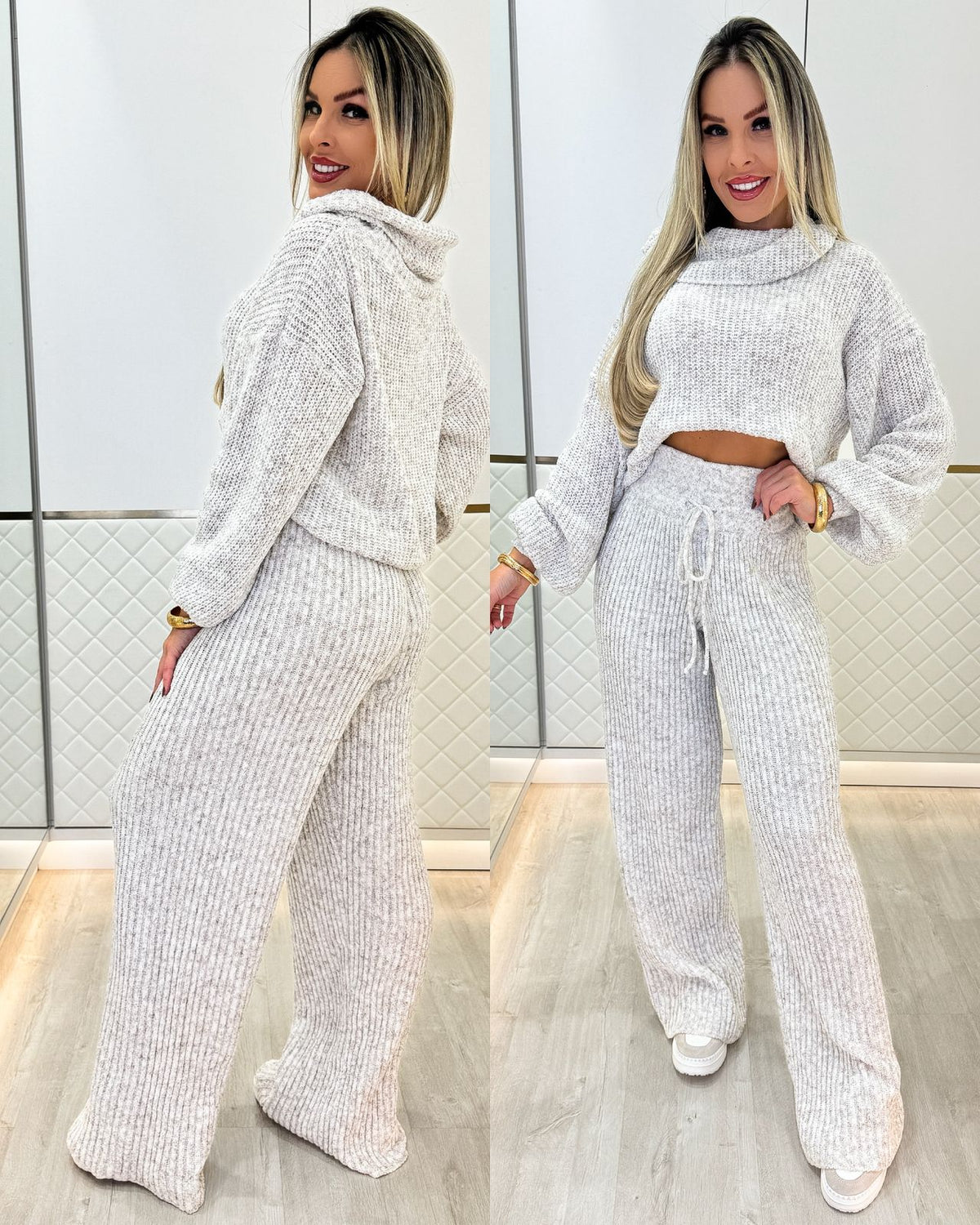 Conjunto Tricô Vitória- A escolha Perfeita Para esse inverno!