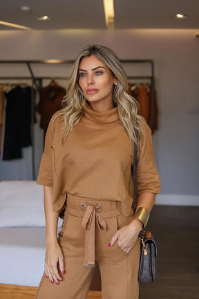 Conjunto Sofia- Elegância e Sofisticação Perfeito Para O Inverno Da Mulher Moderna!
